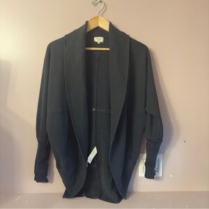 Aritzia Wilfred Open front Cardigan Black Women Size S